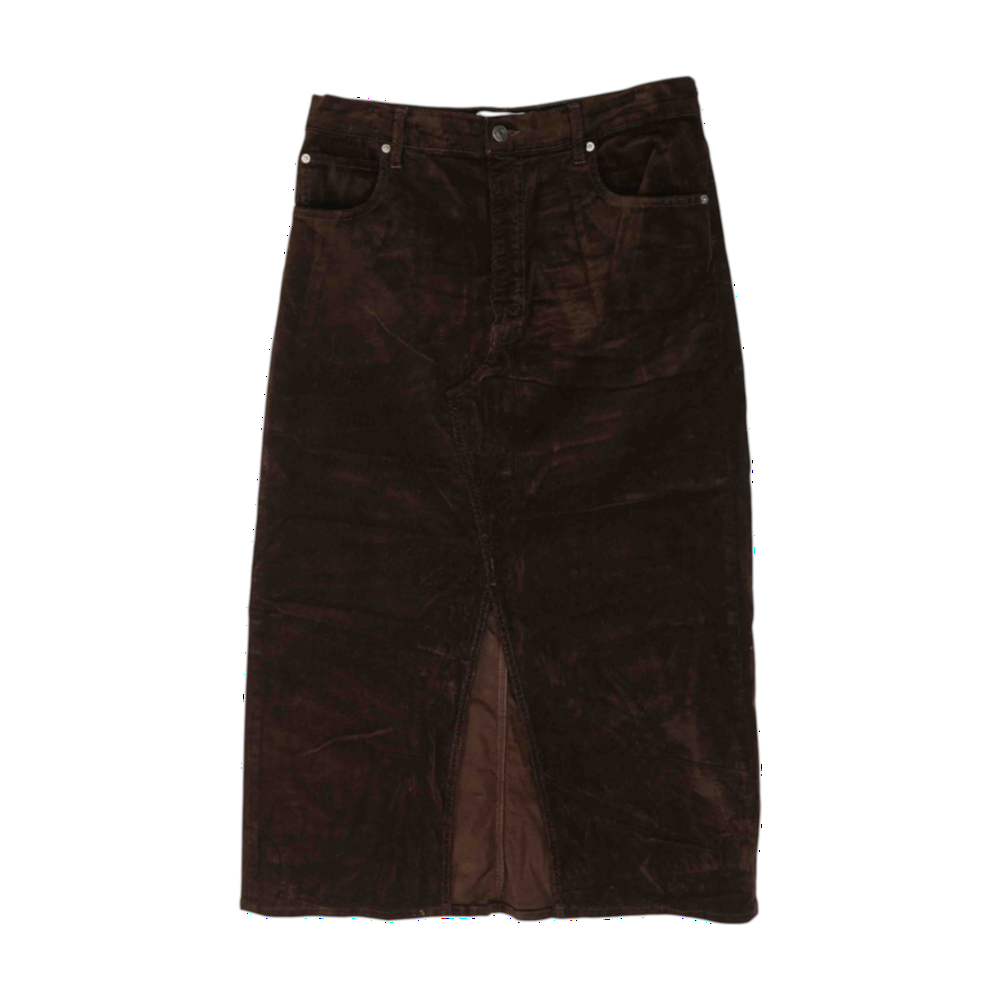 Brown Midi Skirt