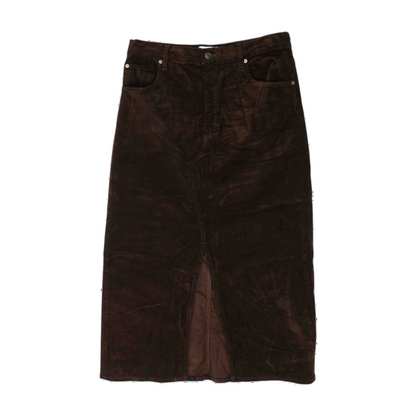 Brown Midi Skirt