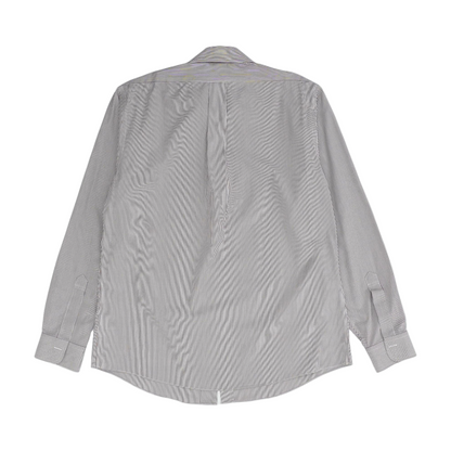 Red Striped Long Sleeve Button Down