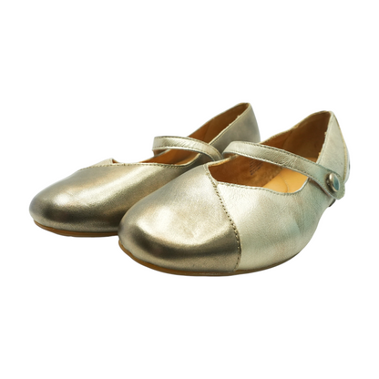 Bronze Slip-On Flats