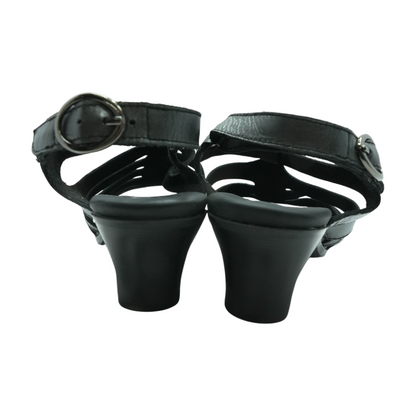 Black Heeled Sandals