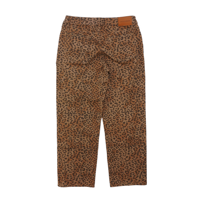 Brown Animal Print Jeans