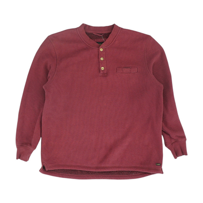 Red Solid Sweatshirt Pullover
