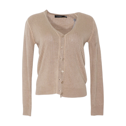 Tan Cardigan Sweater