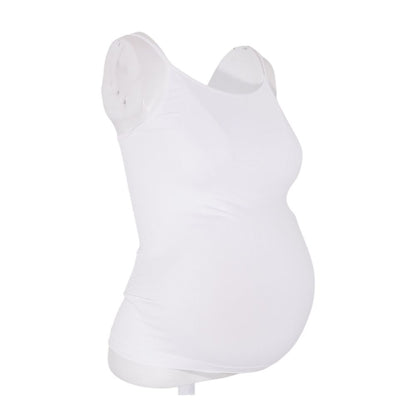 White Maternity Solid Camisole