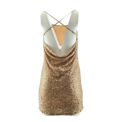 Rose Gold Formal Mini Dress