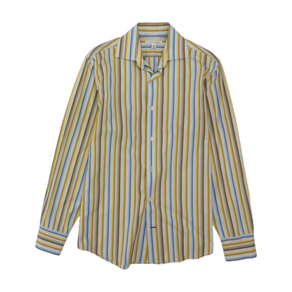 Multi Striped Long Sleeve Button Down