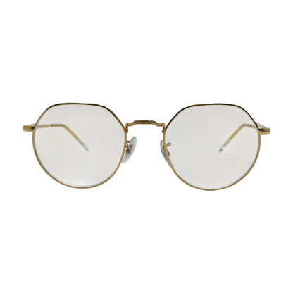 Gold Jack Geometric Prescription Eyewear