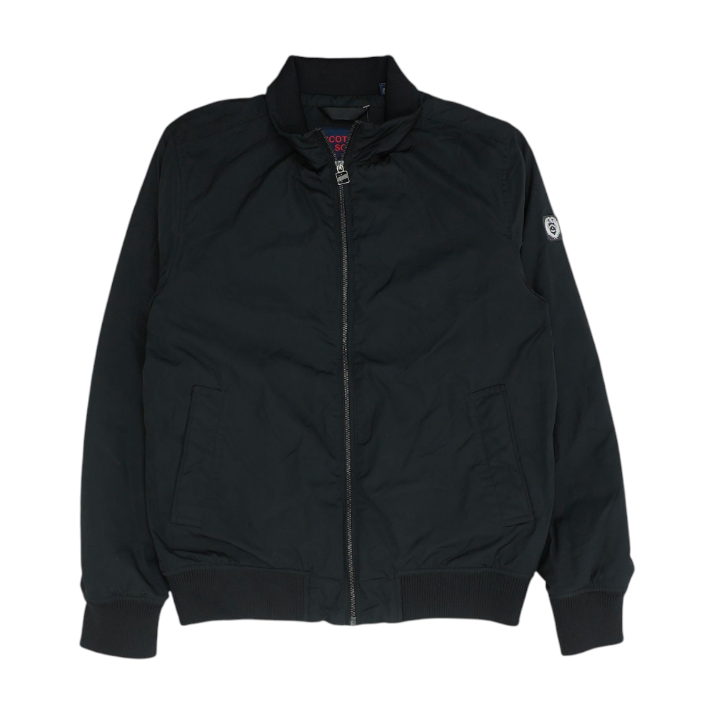 Scotch & Soda Black Solid Jacket – Image 1