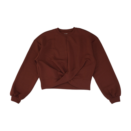 Rust Tall Solid Sweatshirt Pullover
