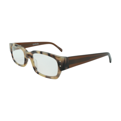 Tortoise Peckerhead Rectangle Prescription Eyewear