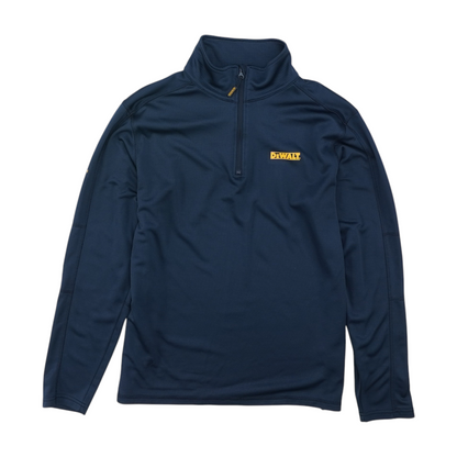 Navy Solid 1/4 Zip Pullover