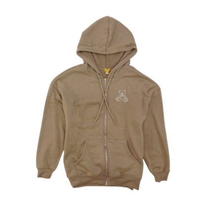 Brown Solid Active Jacket