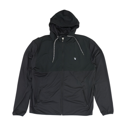 Black Solid Active Jacket