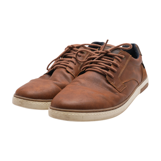 Brown Lace-Up Dress Shoes