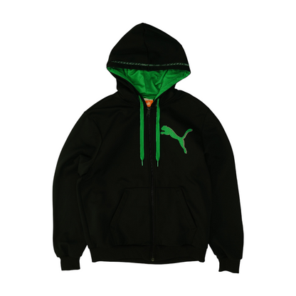 Black Solid Active Jacket