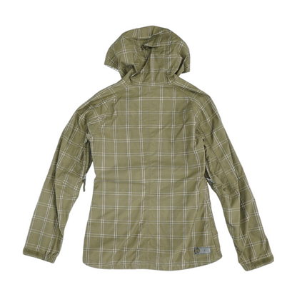 Green Plaid Rain Jacket