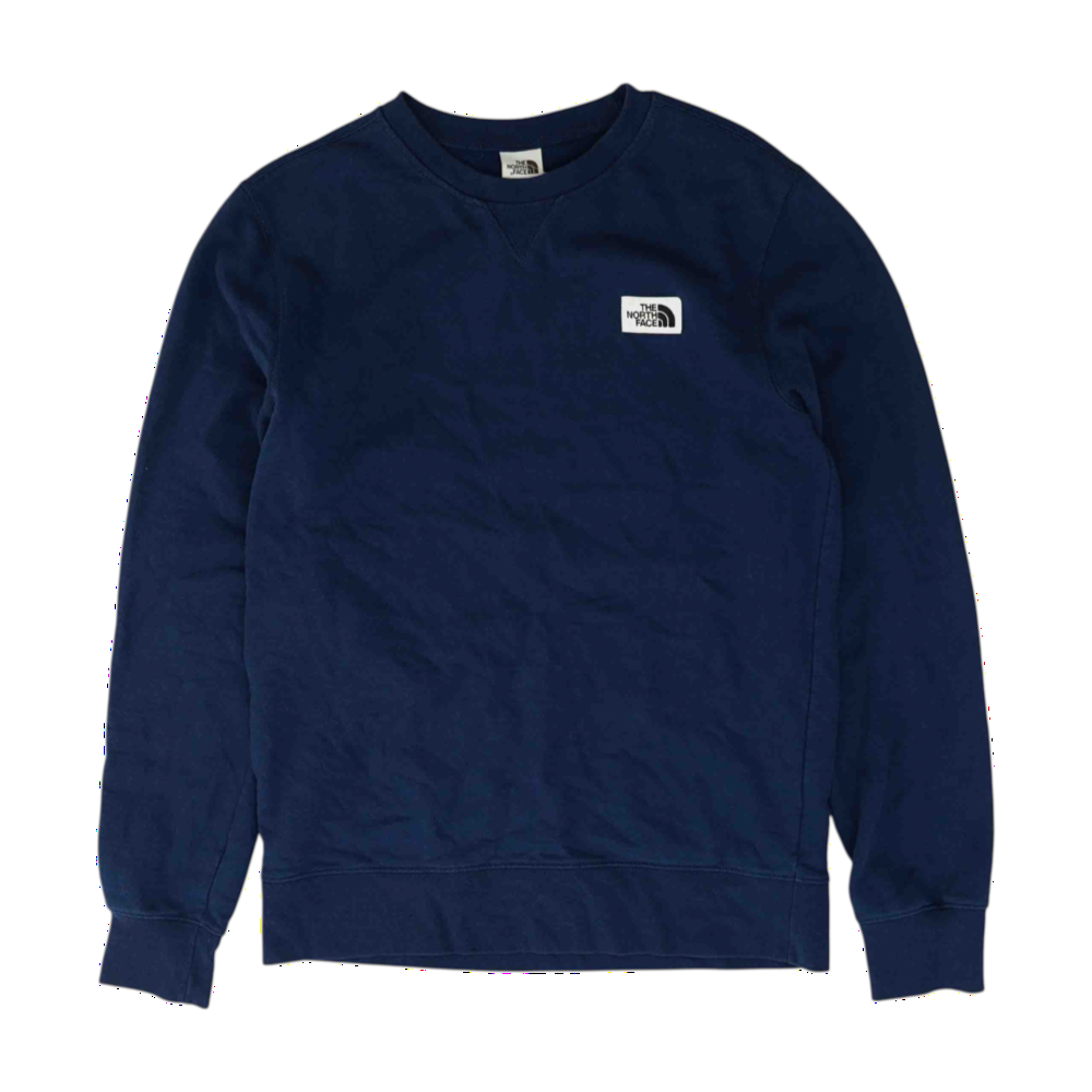 Navy Solid Sweatshirt Pullover