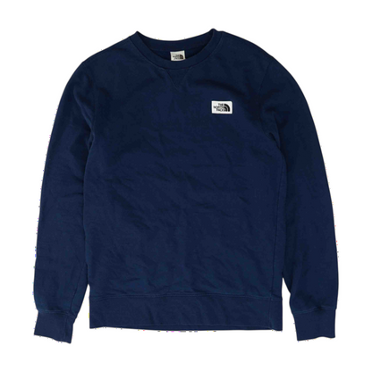 Navy Solid Sweatshirt Pullover