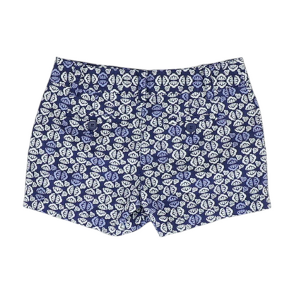 Navy Abstract Chino Shorts