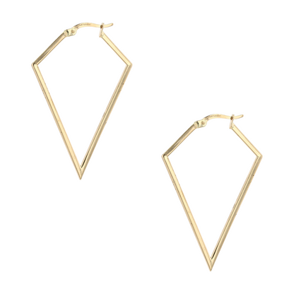 14K Yellow Gold Hoop Earrings
