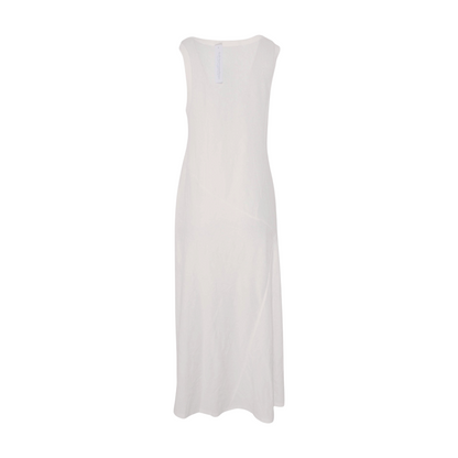 White Petite Midi Dress