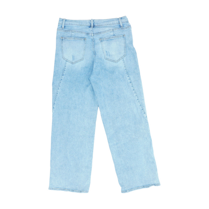 Blue Wide Leg Jeans