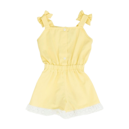 Yellow Sleeveless One-Piece