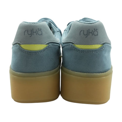 Blue Low Top Athletic Shoes