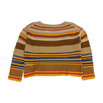 Multi Striped Pullover Sweater