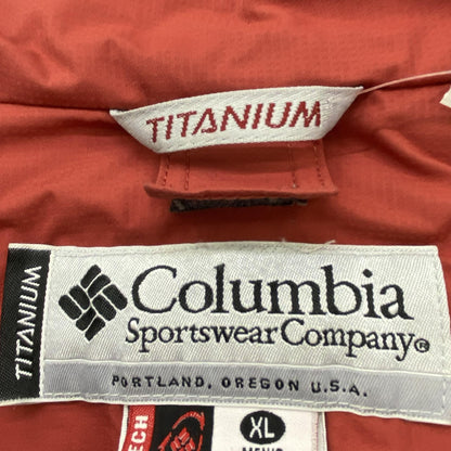 Vintage Interchange Red Color Block Jacket