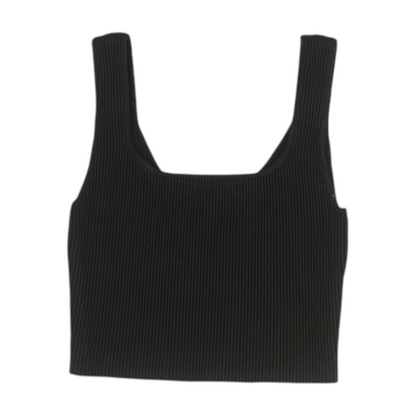 Black Cropped Blouse