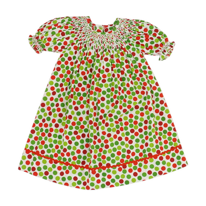 Brown Polka Dot Dress