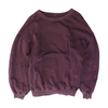 Purple Solid Sweatshirt Pullover