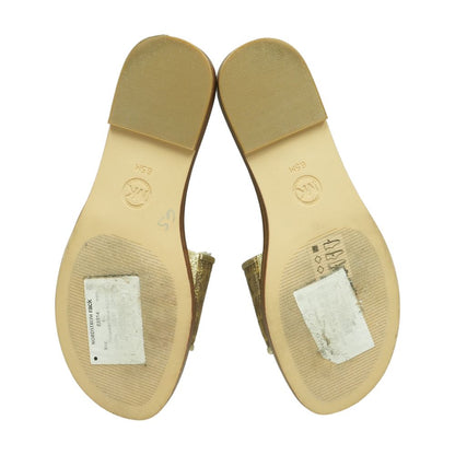 Gold Flat Sandals