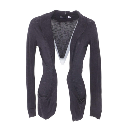 Charcoal Cardigan Sweater