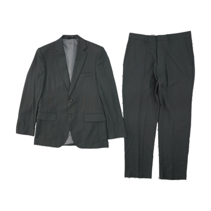 Gray Solid Suit