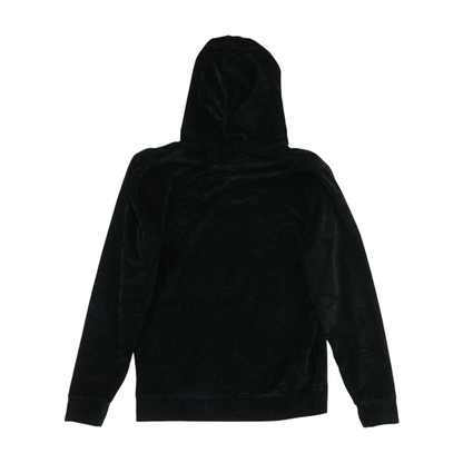 Black Solid Hoodie Pullover