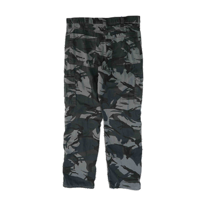 Gray Camo Relaxed Pants