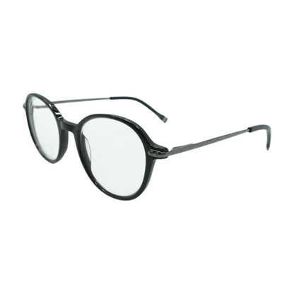 Black 4855 Round Prescription Eyewear