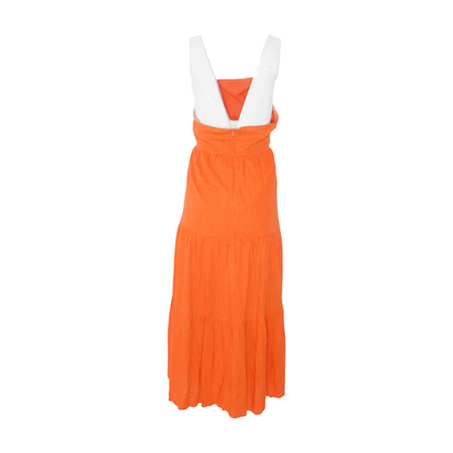 Orange Midi Dress