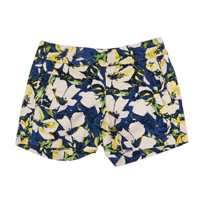 Blue Floral Chino Shorts