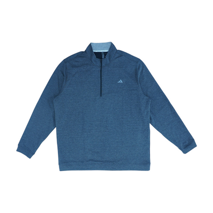 Gray Solid 1/4 Zip Pullover