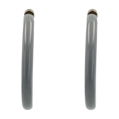 Costume Grey Essential Hoop Earrings