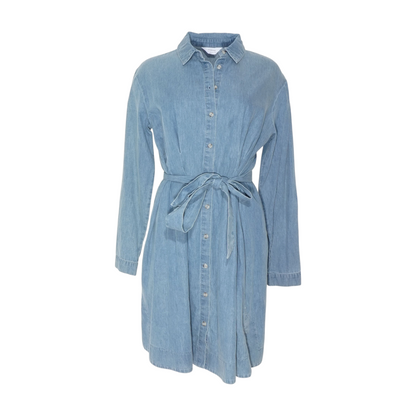 Blue Maternity Mini Dress