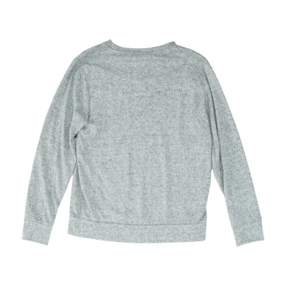 Gray Color Block Crewneck Sweater