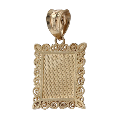 10K Two-Tone Gold Pendant