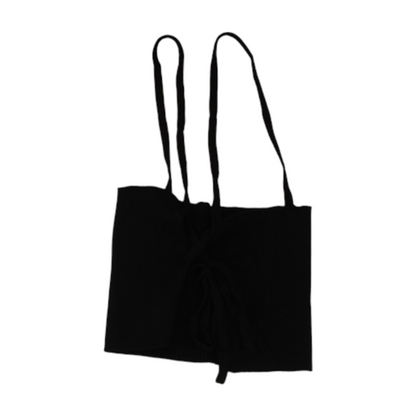 Black Cropped Blouse