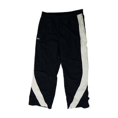 Black Color Block Straight Pants