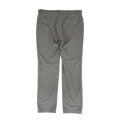 Gray Striped Regular Pants